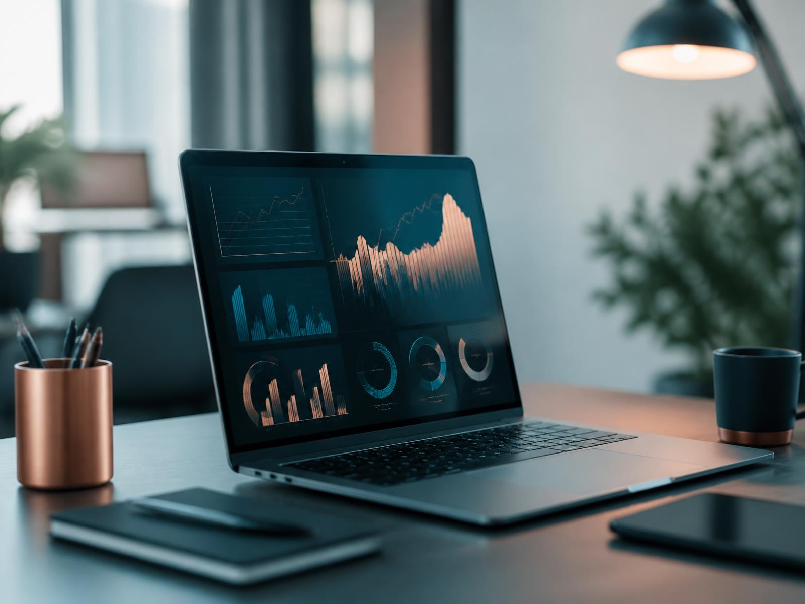 Analytics dashboards for a paid social advertising campaign